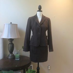 Max studio wool Jacket & skirt set